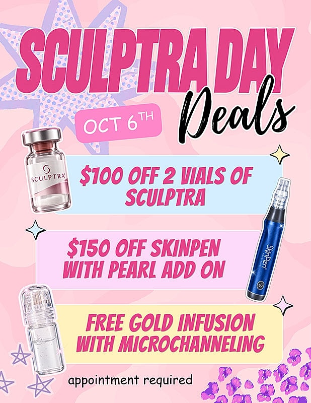 Sculptra Day promotional deals for October 6th